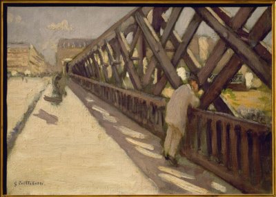 The Europe Bridge, Preliminary Sketch by Gustave Caillebotte